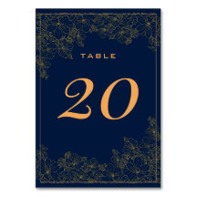 Azul Marino Patrón Dorado Sutil Elegante