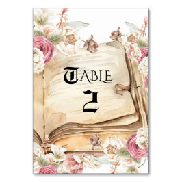 Tarjeta De Mesa Baby Shower Real Cuento de Hadas