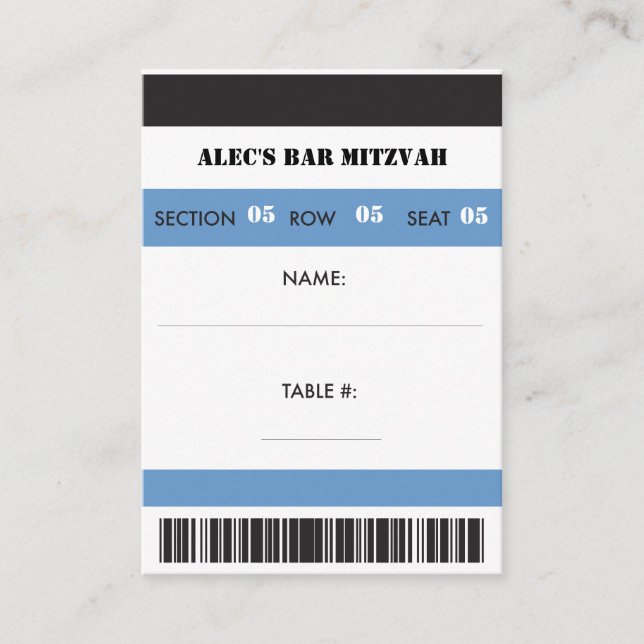 Tarjeta De Mesa Baloncesto Retro Tema VIP Ticket Blank (Anverso)