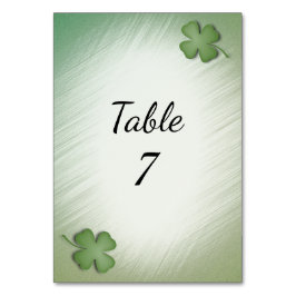 Tarjeta De Mesa Bandera Boda irlandesa recién casada