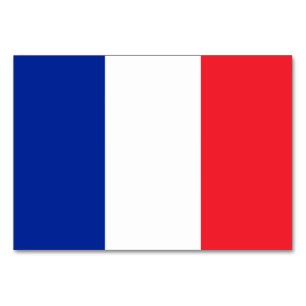 Tarjeta De Mesa Bandera de Francia