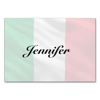 Tarjeta De Mesa Bandera de Italia