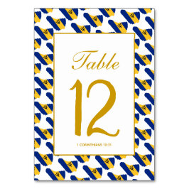 Tarjeta De Mesa BARBADOS Celebración de Banquete Boda