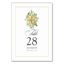 Bautismo floral acuarela/ cristianismo/ dedicción