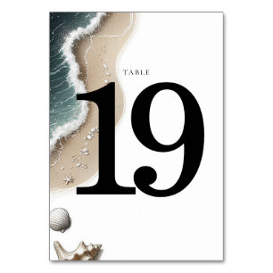 Tarjeta De Mesa Beach Vibe