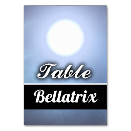 Tarjeta De Mesa Bellatrix