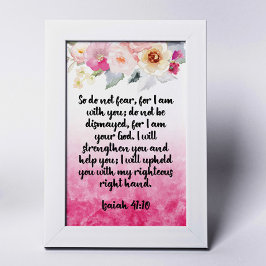 Tarjeta De Mesa Biblia Verse Isaiah Card