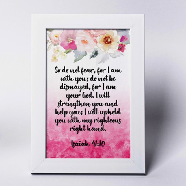 Tarjeta De Mesa Biblia Verse Isaiah Card (Subido por el creador)
