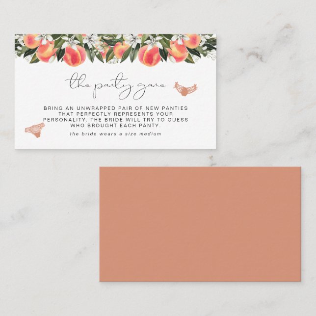 Tarjeta De Mesa Billete de juego de sándwiches para soltera (Anverso / Reverso)