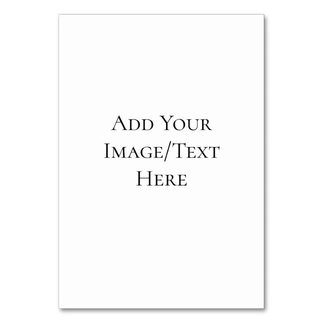 Tarjeta De Mesa Blank Wedding Templates | Elegant Customizable  (Anverso)