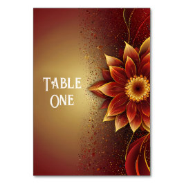 Tarjeta De Mesa Bloom Eterno: Una celebración eterna del amor