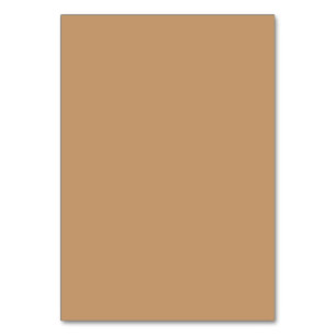 Tarjeta De Mesa Bloque de color Peach Tan   Diseño de Boda suave