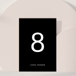 Tarjeta De Mesa Boda BLANCO BLANCO BLANCO Minimalista ultracomunit<br><div class="desc">Este diseño moderno es minimalista, pero lúdico, con una perfecta colocación de texto en blanco y negro, lo que da lugar a un aspecto limpio y ordenado. Este diseño es de personalizable a otros colores y forma parte de una suite y colección única de Phrosne Design. Esto sería genial para...</div>