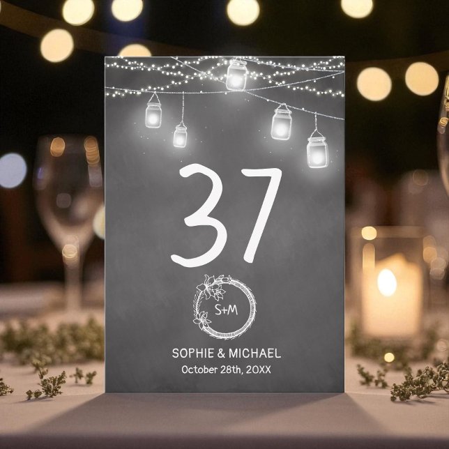 Tarjeta De Mesa Boda blanco negro (Subido por el creador)