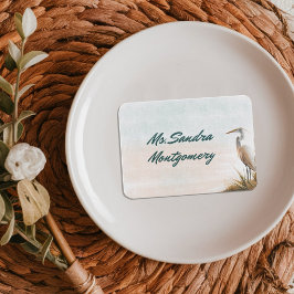 Tarjeta De Mesa Boda Bohemia Costera Garza Blanca