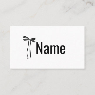 Tarjeta De Mesa Boda Bow Place & Escort Cards