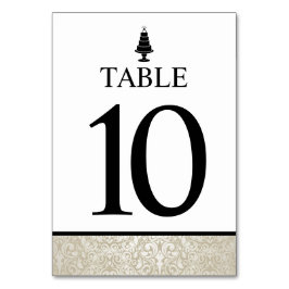 Tarjeta De Mesa Boda Cake