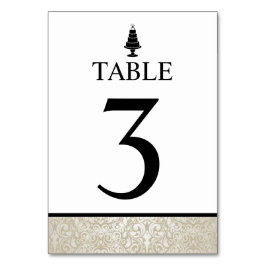 Tarjeta De Mesa Boda Cake