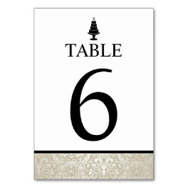 Tarjeta De Mesa Boda Cake