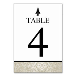 Tarjeta De Mesa Boda Cake