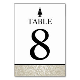 Tarjeta De Mesa Boda Cake