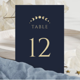 Tarjeta De Mesa Boda celeste azul