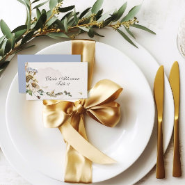 Tarjeta De Mesa Boda con Presupuesto Floral de Verano Seco Eterno 