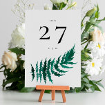 Tarjeta De Mesa Boda de acuarela moderna y verde fresco<br><div class="desc">Fresco Verdor Boda de color de agua moderna Mesa número #vegetación pintada a mano #invitaciones botánicas frescas #boda floral #boda primaveral #elegante #boda de verano #boda #elegante #boda romántico #boda de verde fresco</div>