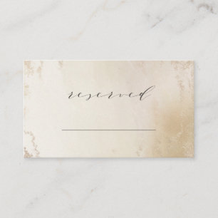 Tarjeta De Mesa Boda de asientos reservados de Oro Amarillo Gemina