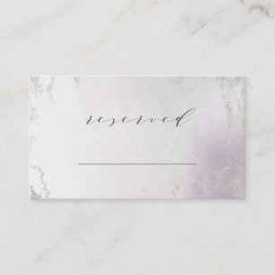 Tarjeta De Mesa Boda de asientos reservados Ombre Lavender Purple
