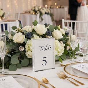 Tarjeta De Mesa Boda de barco de crucero náutico