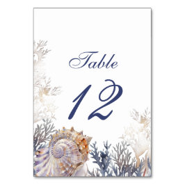 Tarjeta De Mesa Boda de Casas y Corales de Agua