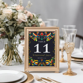 Tarjeta De Mesa Boda de Cinco de Mayo Fiesta