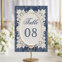Boda de encaje de encaje de marfil azul de dinero