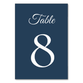 Tarjeta De Mesa Boda de espuma de invierno celestial de medianoche