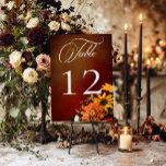 Tarjeta De Mesa Boda de Floral Oscuro Elegante Verano Sunset<br><div class="desc">¡Celebra el comienzo de tu eternidad con diseños de números de tarjetas de mesa tan impresionantes como la puesta de sol misma! Presentamos nuestro impresionante diseño boda inspirado en la puesta de sol adornado con un vibrante spray de flores realistas en tonos naranjas, amarillos, rojos y rosas, que reflejan perfectamente...</div>