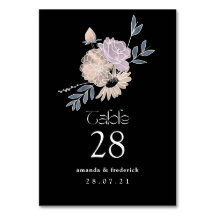 Boda de flores acuáticas modernas