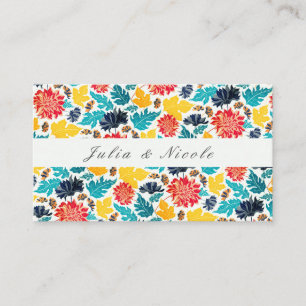 Tarjeta De Mesa Boda de girasoles de color amarillo azul natural