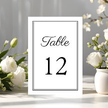 Boda De Guión Blanco Y Negro Moderno