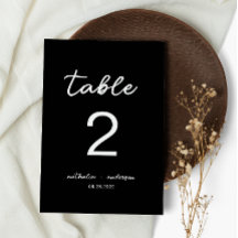 Boda de guión negro de lujo