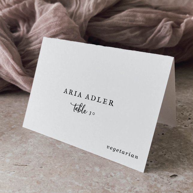 Tarjeta De Mesa Boda de guiones rusos Menú Opciones Colocar tarjet (Subido por el creador)