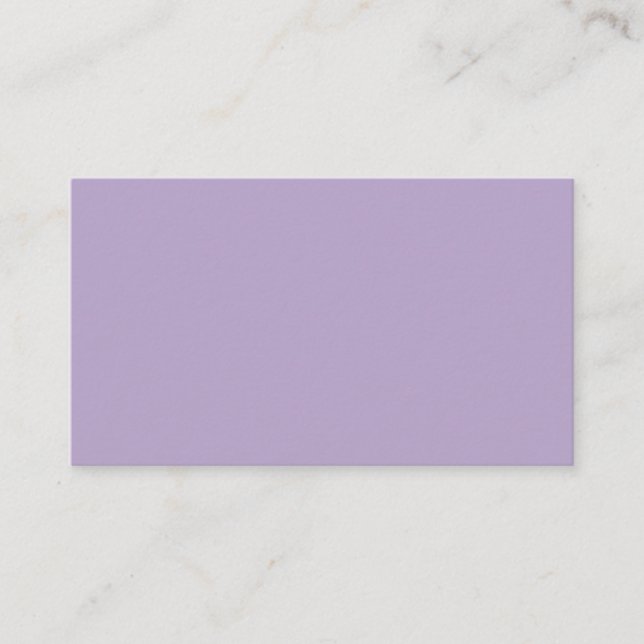 Tarjeta De Mesa Boda de lavanda  (Anverso)