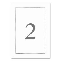 Boda de marco de Relieve metalizado plateado simpl