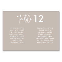 Boda de nombres de guiones manuscritos de clase mo