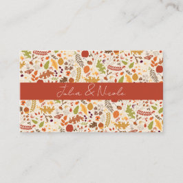 Tarjeta De Mesa Boda de otoño de flores rusticas secas y bohemias