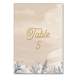 Tarjeta De Mesa Boda de Rosa Pastel