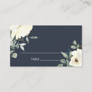 Tarjeta De Mesa Boda DEL BALÓN DE COLOR DE AGUA BLANCO DE MARFIL N