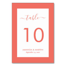 Boda elegante de coral