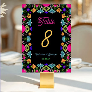 Tarjeta De Mesa Boda elegante de fiesta