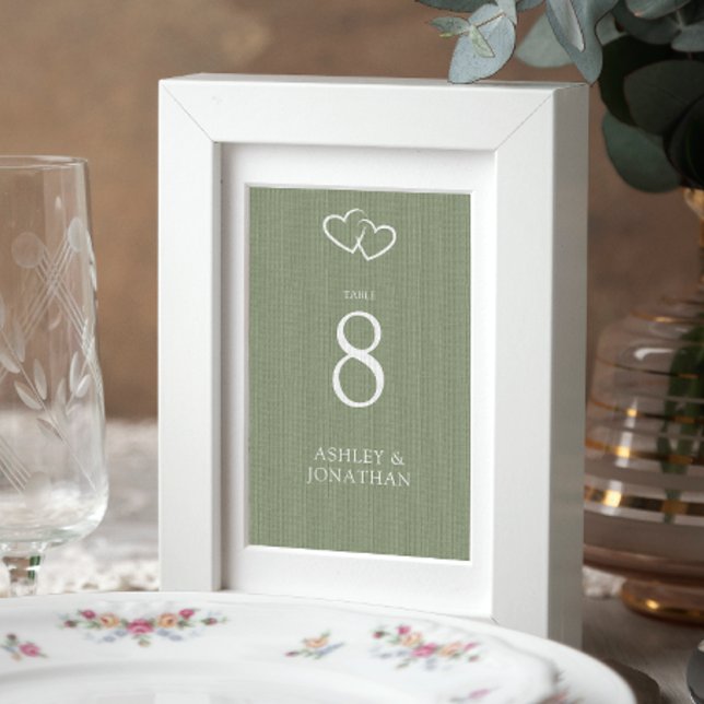 Tarjeta De Mesa Boda Elegante Moderno y Simple Elements (Subido por el creador)